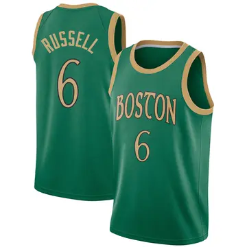 Boston Celtics Bill Russell 2019/20 Jersey - City Edition - Youth Swingman Green