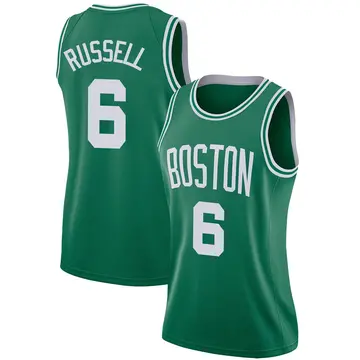 Boston Celtics Bill Russell Jersey - Icon Edition - Women's Swingman Green