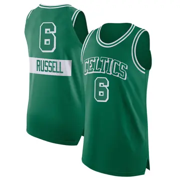 Boston Celtics Bill Russell Kelly 2021/22 City Edition Jersey - Men's Authentic Green
