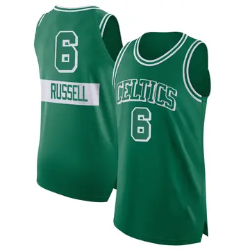 Boston Celtics Bill Russell Kelly 2021/22 City Edition Jersey - Youth Authentic Green