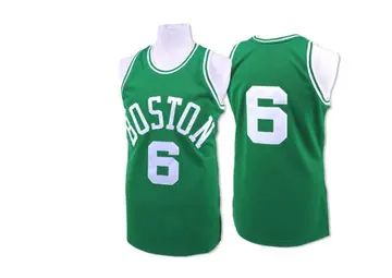 Boston Celtics Bill Russell Throwback Jersey - Men's Swingman Green