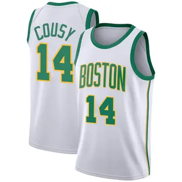 Boston Celtics Bob Cousy 2018/19 Jersey - City Edition - Youth Swingman White