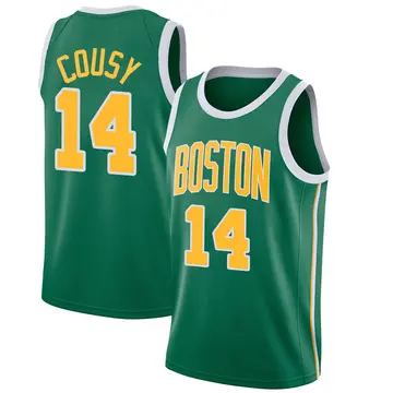 Boston Celtics Bob Cousy 2018/19 Jersey - Earned Edition - Men's Swingman Green