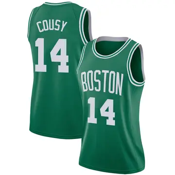 Boston Celtics Bob Cousy Jersey - Icon Edition - Women's Swingman Green