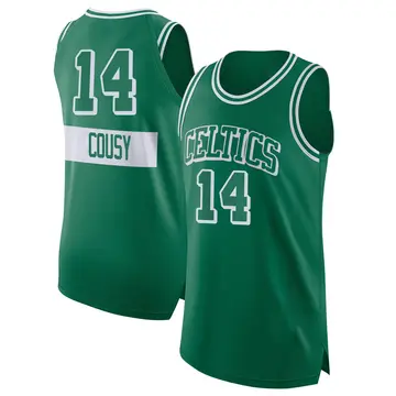 Boston Celtics Bob Cousy Kelly 2021/22 City Edition Jersey - Youth Authentic Green