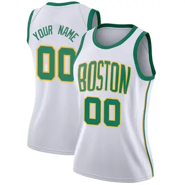 Boston Celtics Custom 2018/19 Jersey - City Edition - Women's Swingman White