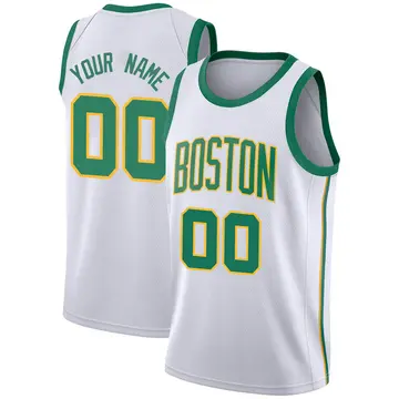 Boston Celtics Custom 2018/19 Jersey - City Edition - Youth Swingman White