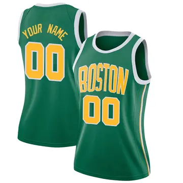 Boston Celtics Custom 2018/19 Jersey - Earned Edition - Women's Swingman Green
