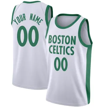 Boston Celtics Custom 2020/21 Jersey - City Edition - Men's Swingman White