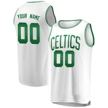 Boston Celtics Custom Jersey - Association Edition - Men's Fast Break White
