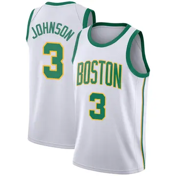 Boston Celtics Dennis Johnson 2018/19 Jersey - City Edition - Men's Swingman White