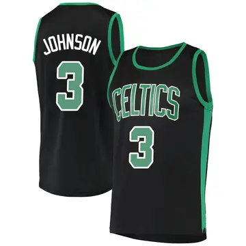 Boston Celtics Dennis Johnson Jersey - Statement Edition - Men's Fast Break Black