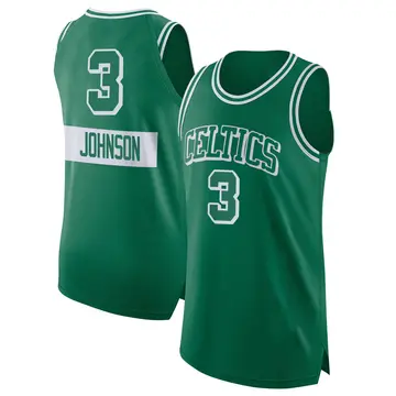 Boston Celtics Dennis Johnson Kelly 2021/22 City Edition Jersey - Youth Authentic Green