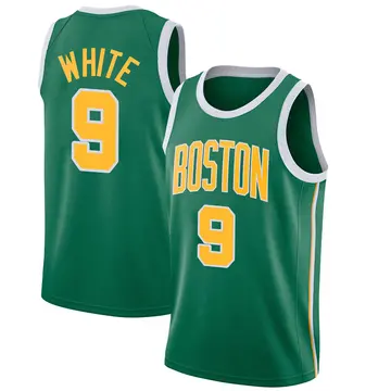 Boston Celtics Derrick White Green 2018/19 Jersey - Earned Edition - Youth Swingman White
