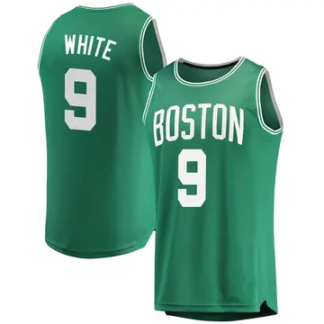 Boston Celtics Derrick White Green Jersey - Icon Edition - Men's Fast Break White