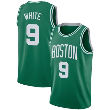 Boston Celtics Derrick White Green Jersey - Icon Edition - Men's Swingman White