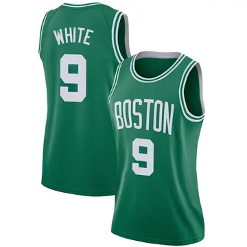 Boston Celtics Derrick White Green Jersey - Icon Edition - Women's Swingman White