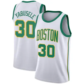 Boston Celtics Guerschon Yabusele 2018/19 Jersey - City Edition - Men's Swingman White