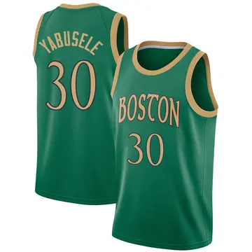 Boston Celtics Guerschon Yabusele 2019/20 Jersey - City Edition - Men's Swingman Green