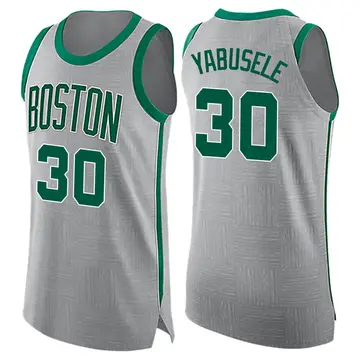Boston Celtics Guerschon Yabusele Jersey - City Edition - Men's Swingman Gray