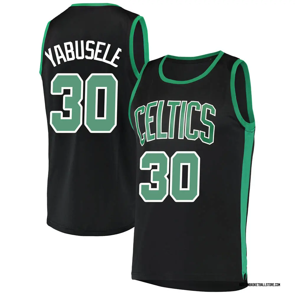 Boston Celtics Guerschon Yabusele Jersey - Statement Edition - Men's Fast Break Black