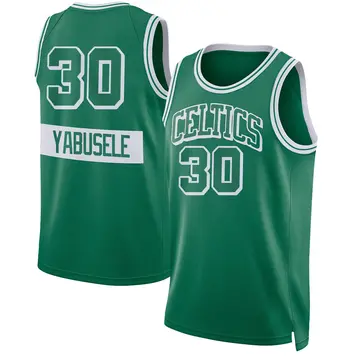 Boston Celtics Guerschon Yabusele Kelly 2021/22 City Edition Jersey - Youth Swingman Green