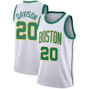 Boston Celtics JD Davison 2018/19 Jersey - City Edition - Youth Swingman White