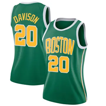 Boston Celtics JD Davison 2018/19 Jersey - Earned Edition - Women's Swingman Green