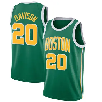 Boston Celtics JD Davison 2018/19 Jersey - Earned Edition - Youth Swingman Green