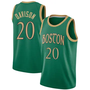 Boston Celtics JD Davison 2019/20 Jersey - City Edition - Men's Swingman Green