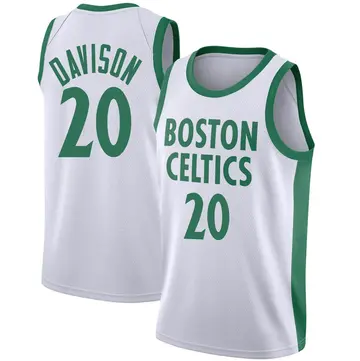 Boston Celtics JD Davison 2020/21 Jersey - City Edition - Men's Swingman White