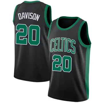 Boston Celtics JD Davison Jersey - Statement Edition - Men's Swingman Black