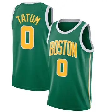 Boston Celtics Jayson Tatum 2018/19 Jersey - Earned Edition - Men's Swingman Green