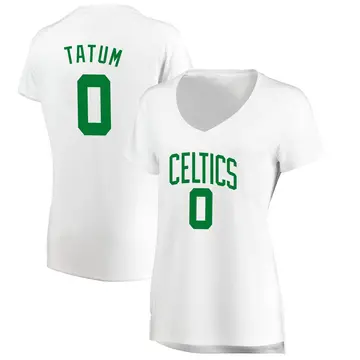Boston Celtics Jayson Tatum Association Edition Jersey - Women's Fast Break White