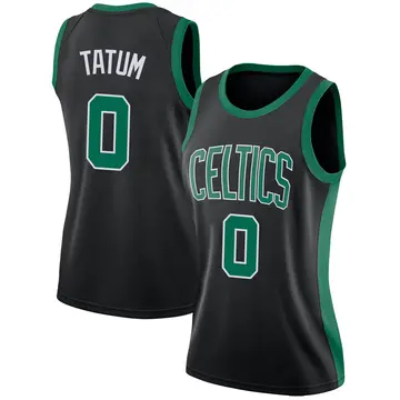 Boston Celtics Jayson Tatum Jersey - Statement Edition - Women's Swingman Black