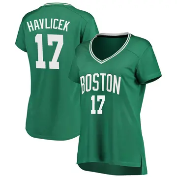 Boston Celtics John Havlicek Icon Edition Jersey - Women's Fast Break Green