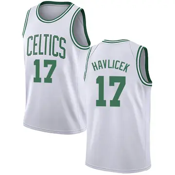 Boston Celtics John Havlicek Jersey - Association Edition - Men's Swingman White