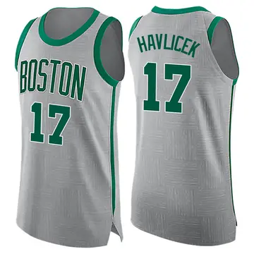 Boston Celtics John Havlicek Jersey - City Edition - Men's Swingman Gray