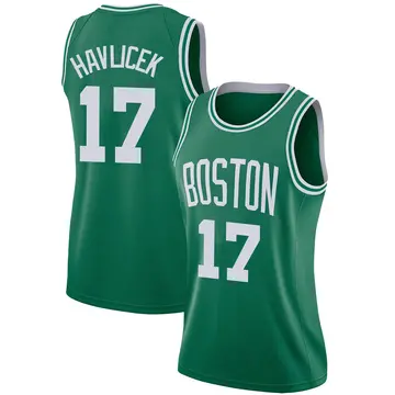 Boston Celtics John Havlicek Jersey - Icon Edition - Women's Swingman Green