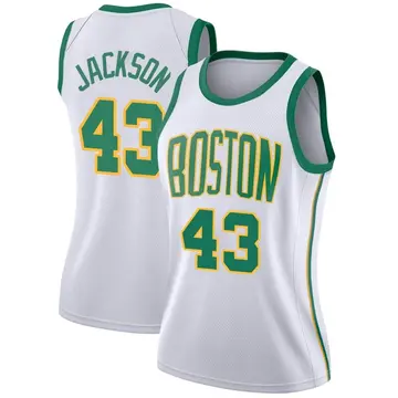 Boston Celtics Justin Jackson 2018/19 Jersey - City Edition - Women's Swingman White