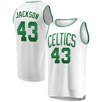 Boston Celtics Justin Jackson Jersey - Association Edition - Men's Fast Break White