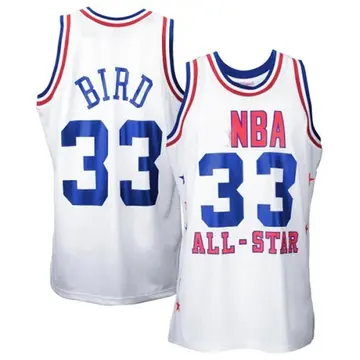 Boston Celtics Larry Bird 1990 All Star Throwback Jersey - Men's Authentic White