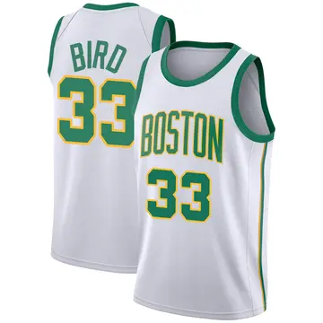 Boston Celtics Larry Bird 2018/19 Jersey - City Edition - Youth Swingman White