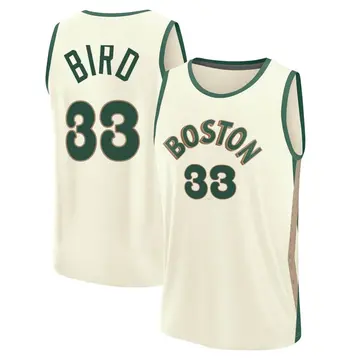 Boston Celtics Larry Bird 2023/24 City Edition Jersey - Men's Fast Break White