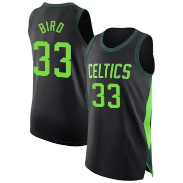 Boston Celtics Larry Bird 2024/25 City Edition Jersey - Men's Authentic Black