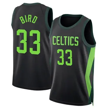 Boston Celtics Larry Bird 2024/25 City Edition Jersey - Youth Swingman Black