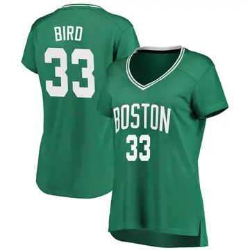 Boston Celtics Larry Bird Icon Edition Jersey - Women's Fast Break Green