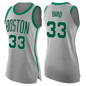 Boston Celtics Larry Bird Jersey - City Edition - Women's Swingman Gray