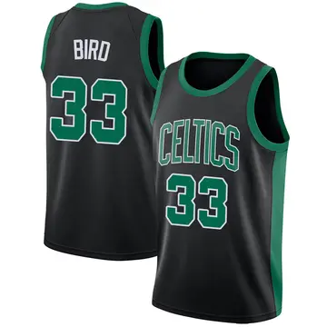 Boston Celtics Larry Bird Jersey - Statement Edition - Men's Swingman Black