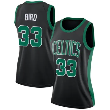 Boston Celtics Larry Bird Jersey - Statement Edition - Women's Swingman Black